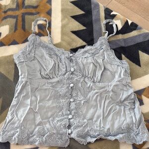 Shyanne Light Blue Lace Camisole